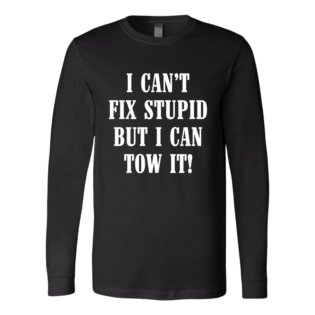 I Can't Fix Stupid But I Can Tow It Hoodie - view 8