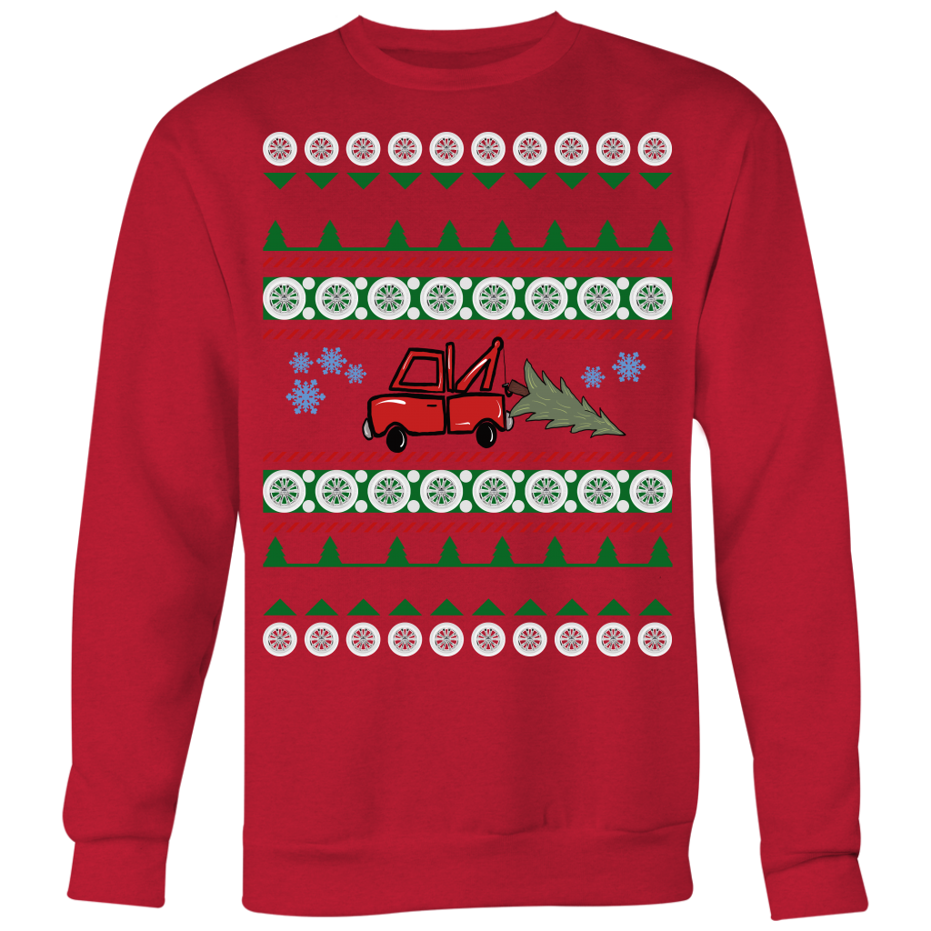 PROUD TOW TRUCK OPERATOR UGLY CHRISTMAS SWEATER - view 5