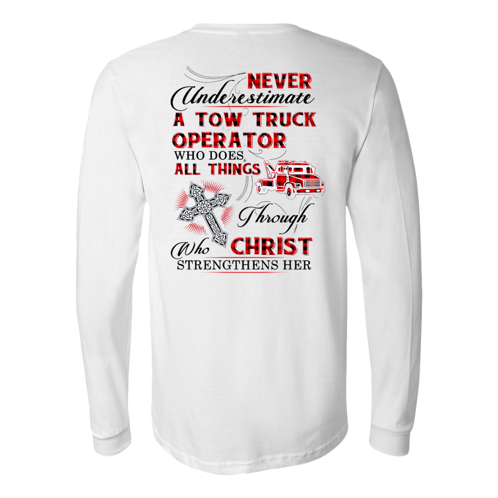 Never Undrestimate A Tow Truck Operator Shirt - view 9