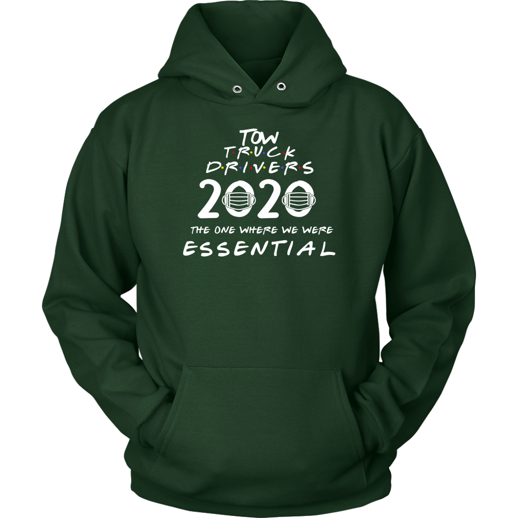 Tow Truck Drivers Are Essential Hoodie - view 11