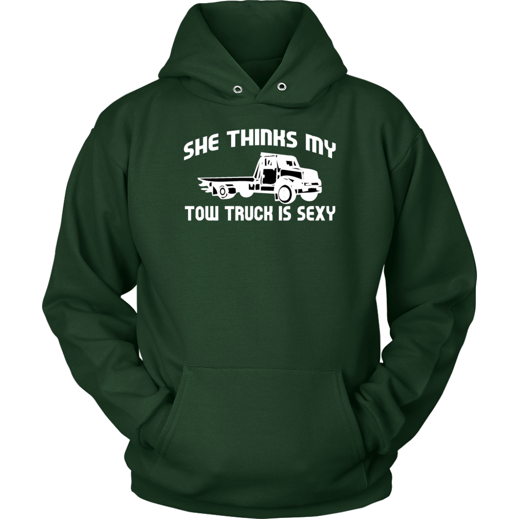 She Thinks My Tow Truck Is Shirt - view 13