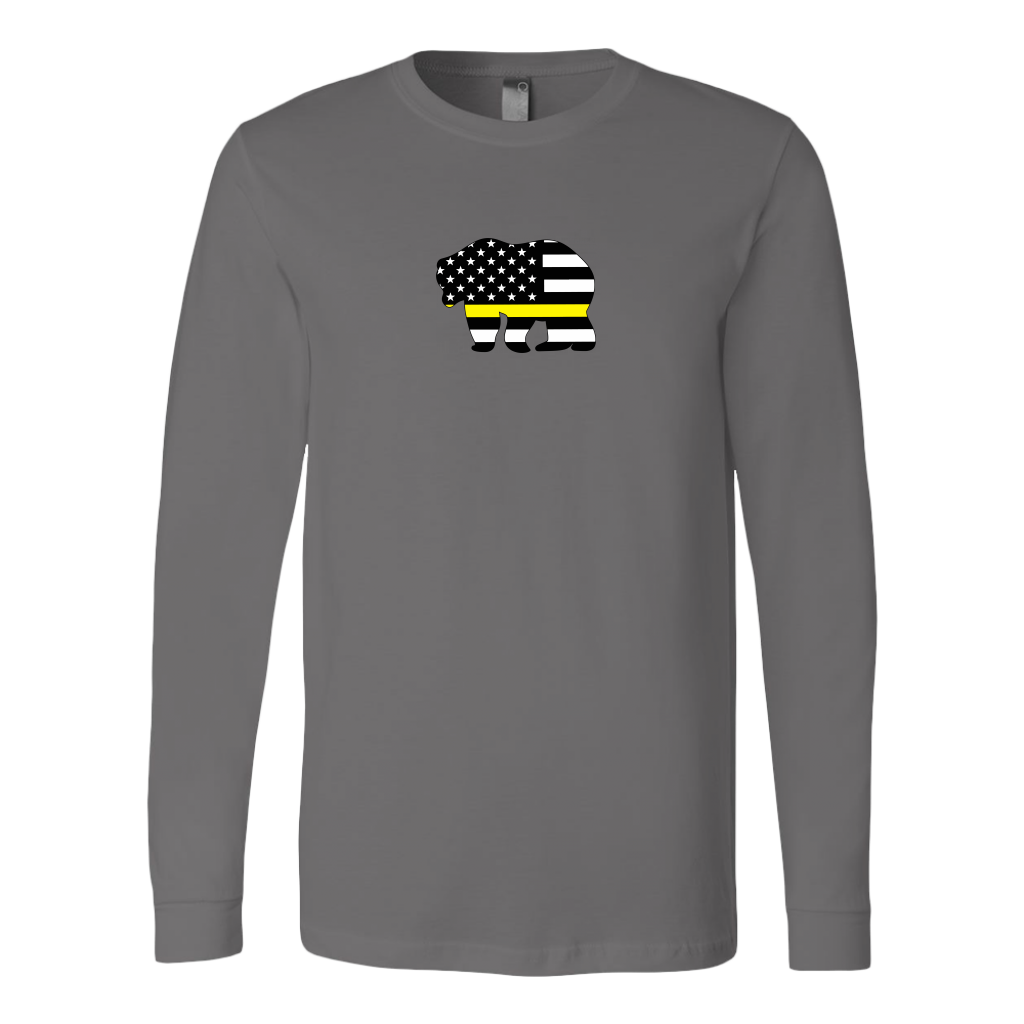 Thin Yellow Line Badge Bear Shirt - view 7