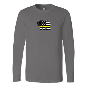 Thin Yellow Line Badge Bear Shirt