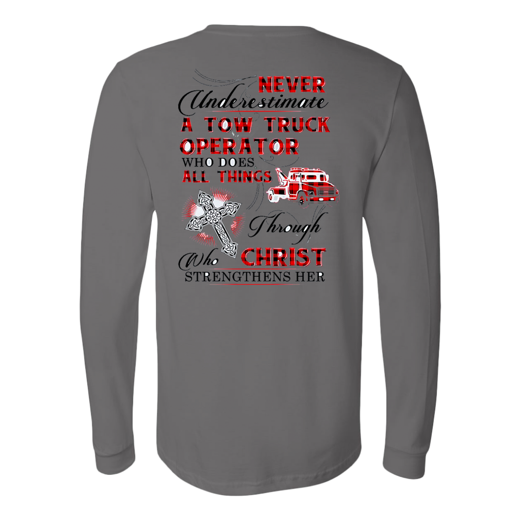 Never Undrestimate A Tow Truck Operator Shirt - view 6