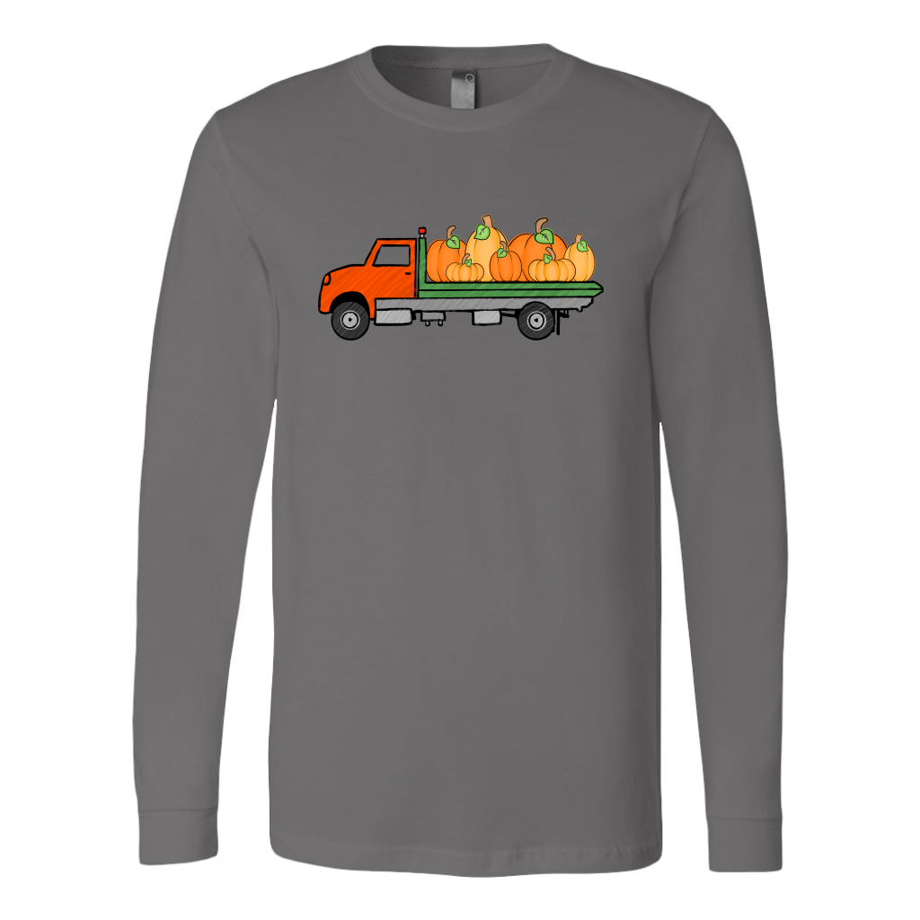 Pumpkin Flatbed Tow Truck Shirt - view 7