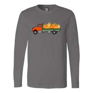 Pumpkin Flatbed Tow Truck Shirt