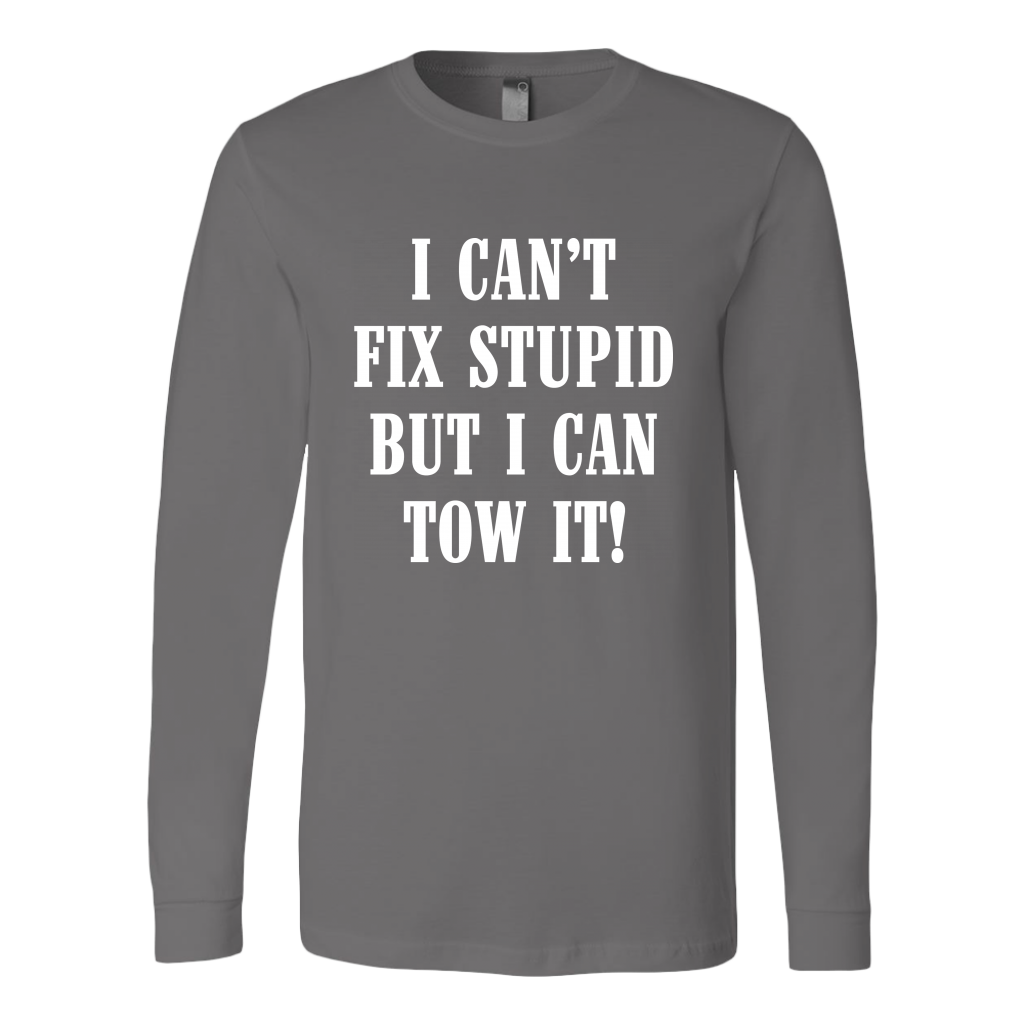 I Can't Fix Stupid But I Can Tow It Hoodie - view 9
