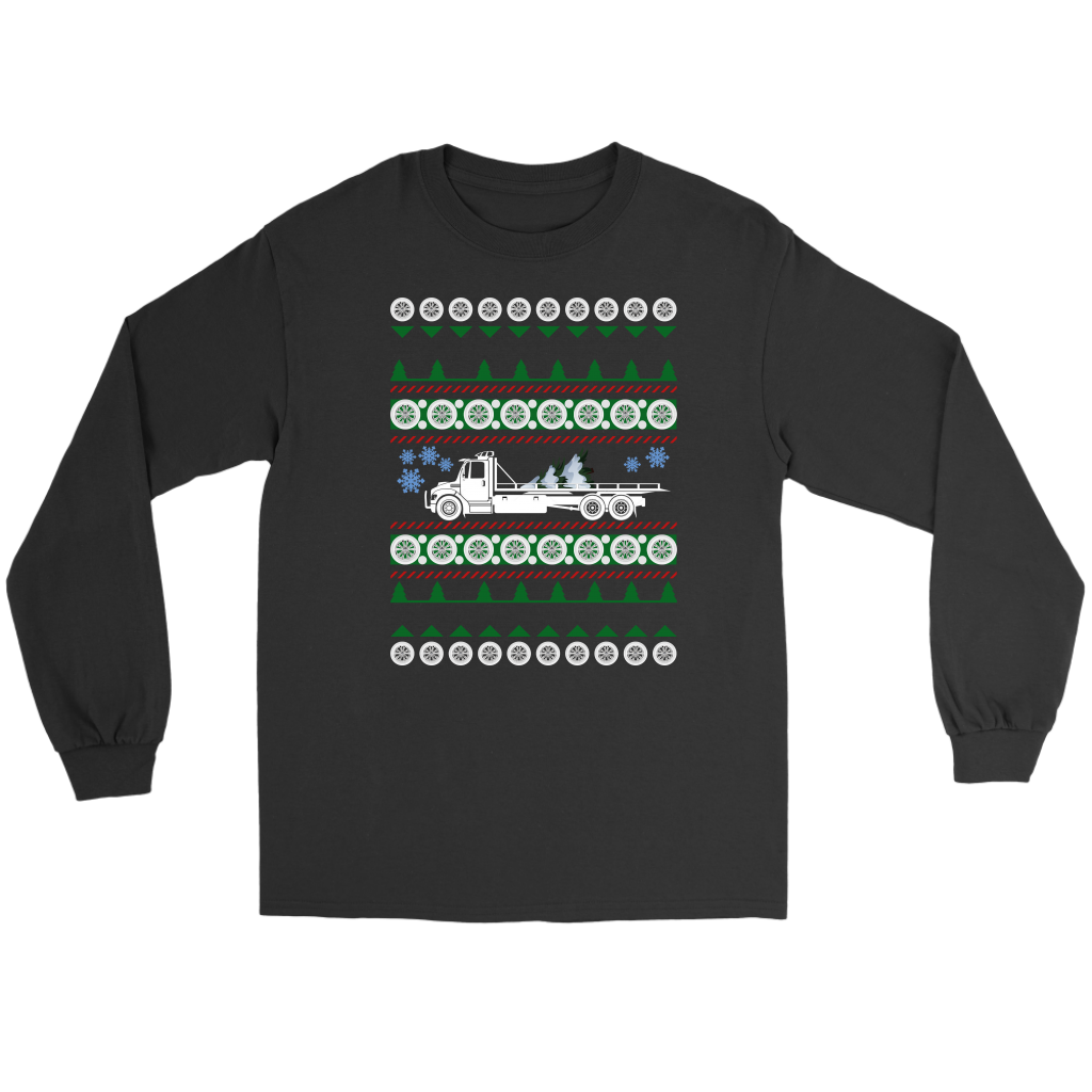 PROUD TOW TRUCK OPERATOR UGLY CHRISTMAS SWEATER