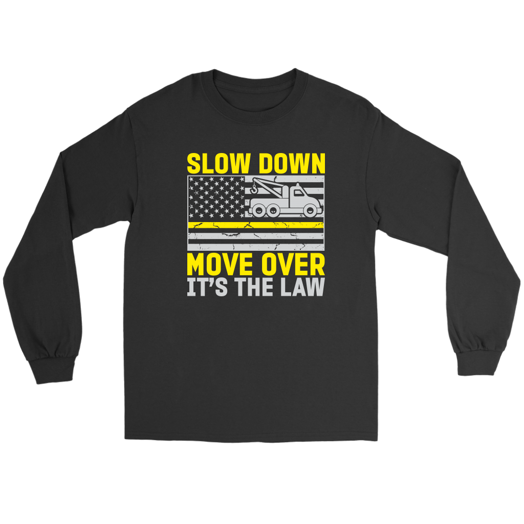 US Flag Thin Yellow Line Tow Truck Driver - view 2
