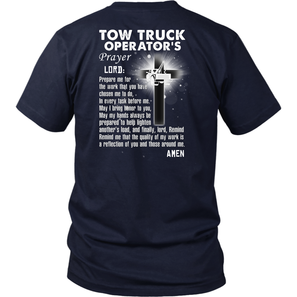 Tow Truck Operator's Prayer Shirt - view 3