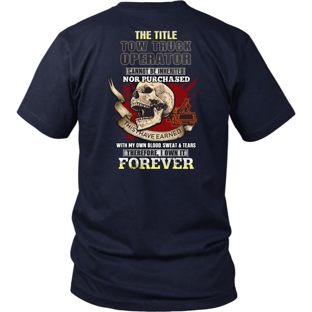 Proud Tow Truck Operator Hoodie - view 4