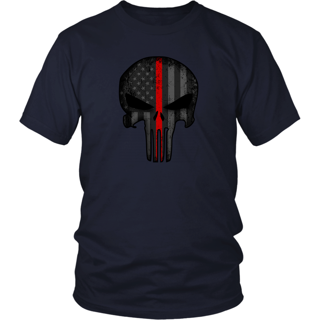 Thin Red Line Skull Shirt - view 2