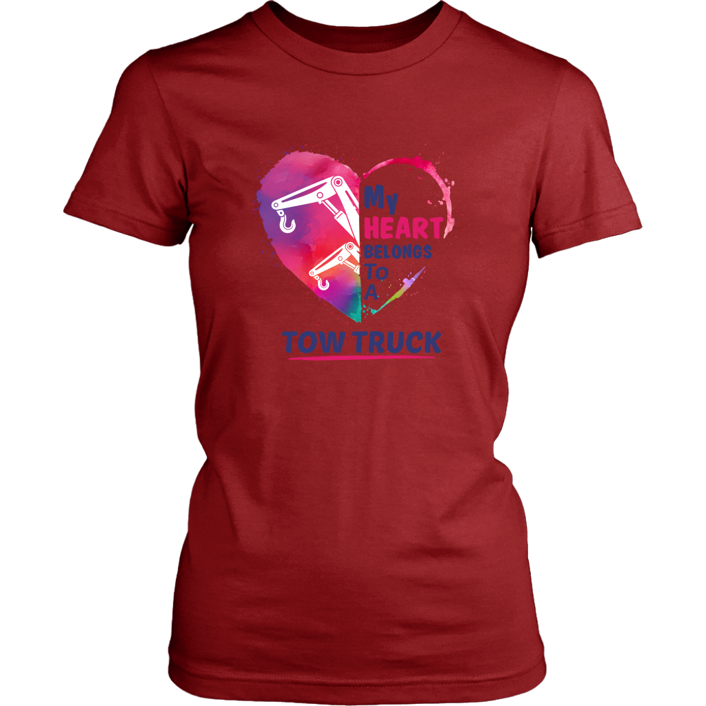 My Heart belongs to a Tow Truck Hoodie - view 9