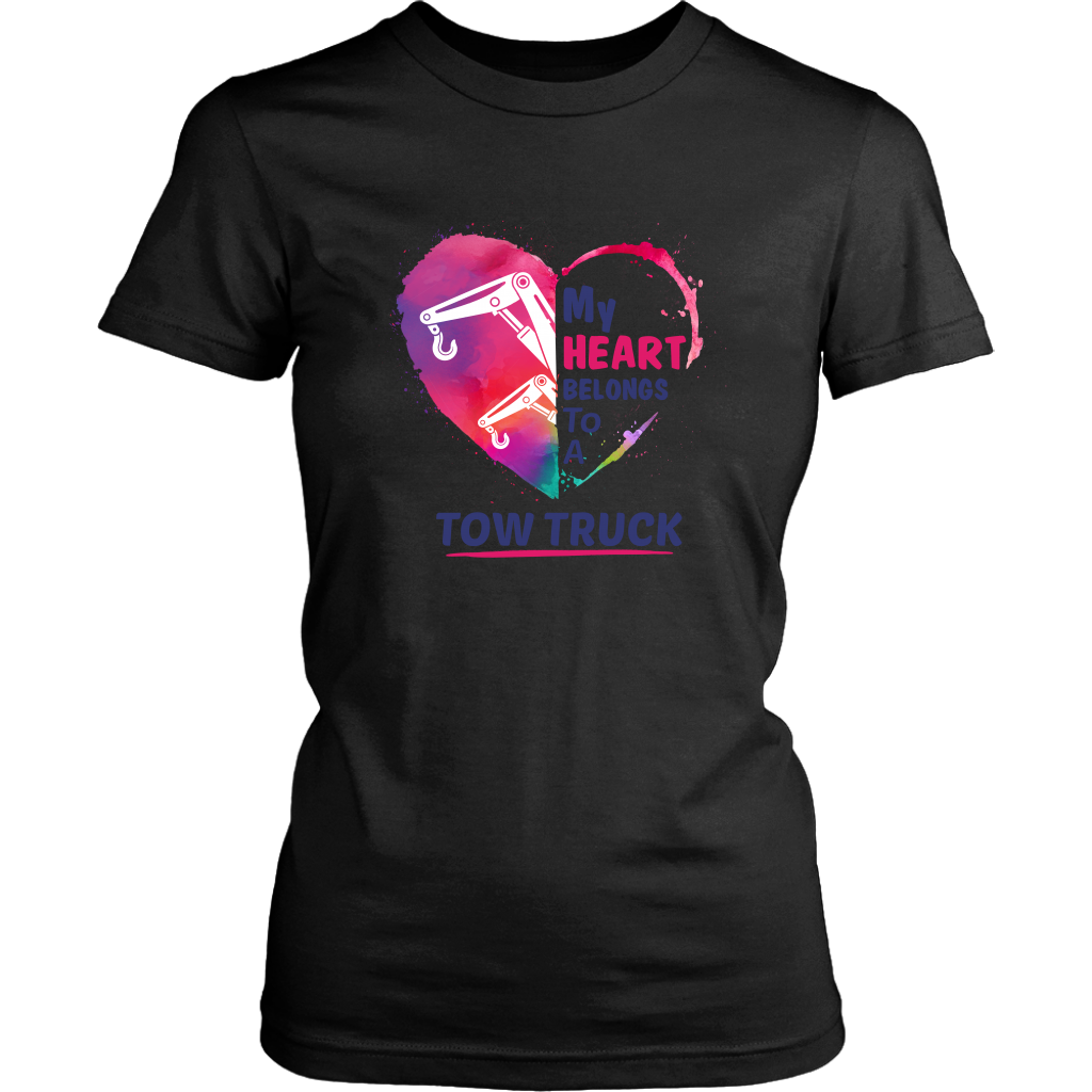 My Heart belongs to a Tow Truck Hoodie - view 5