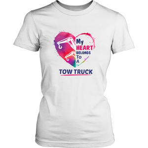 My Heart belongs to a Tow Truck Hoodie