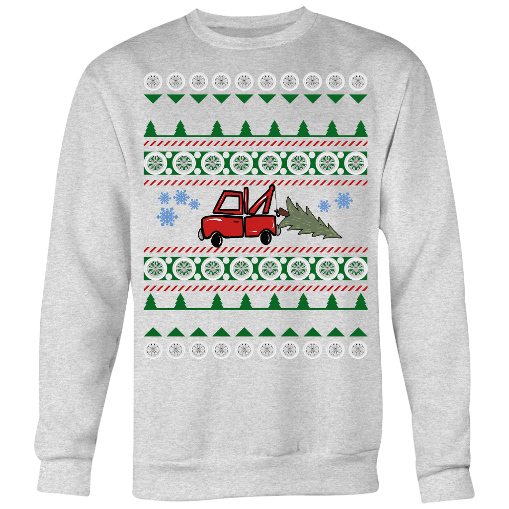 PROUD TOW TRUCK OPERATOR UGLY CHRISTMAS SWEATER - view 3
