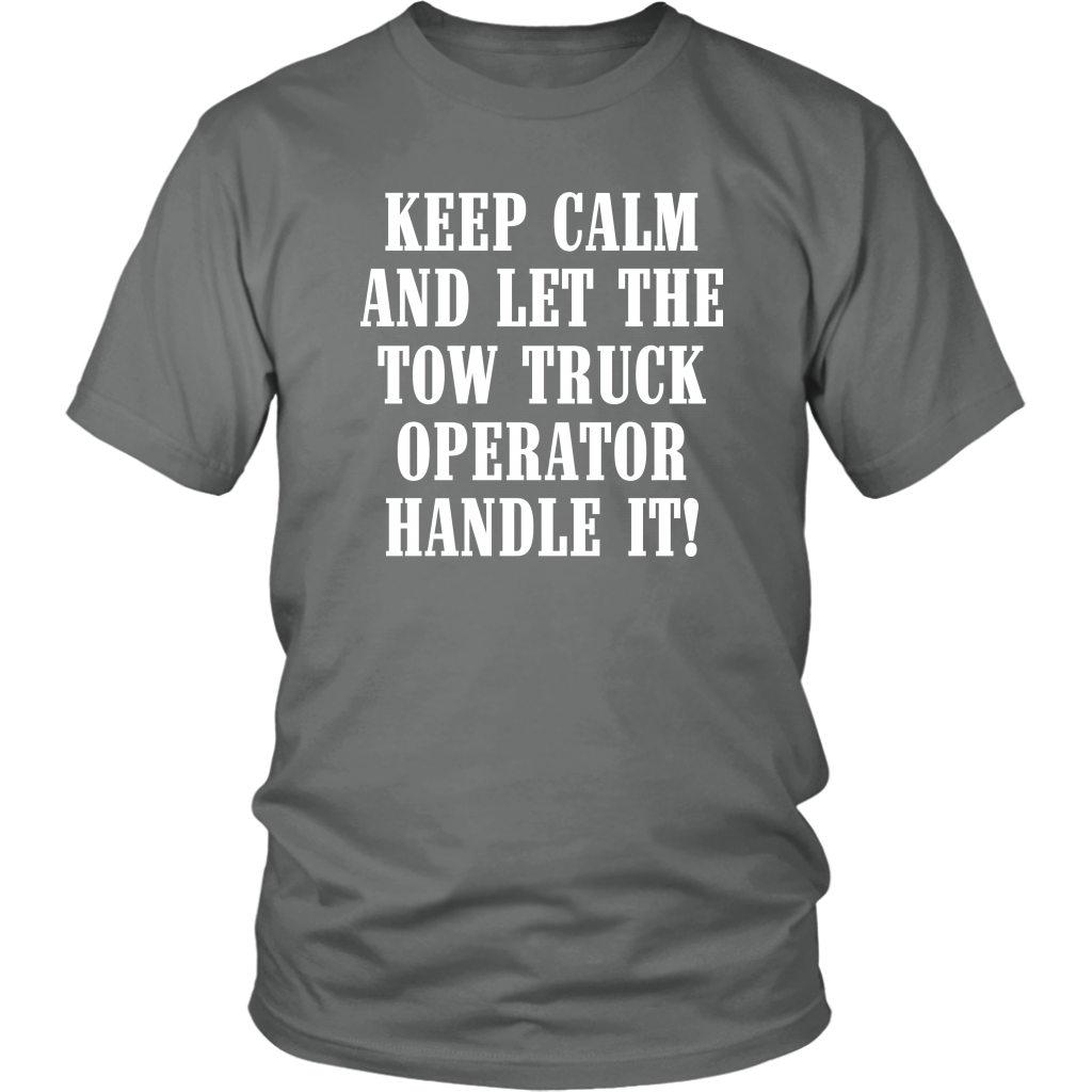Keep Calm And Let The Tow Truck Operator Handle It Hoodie - view 5