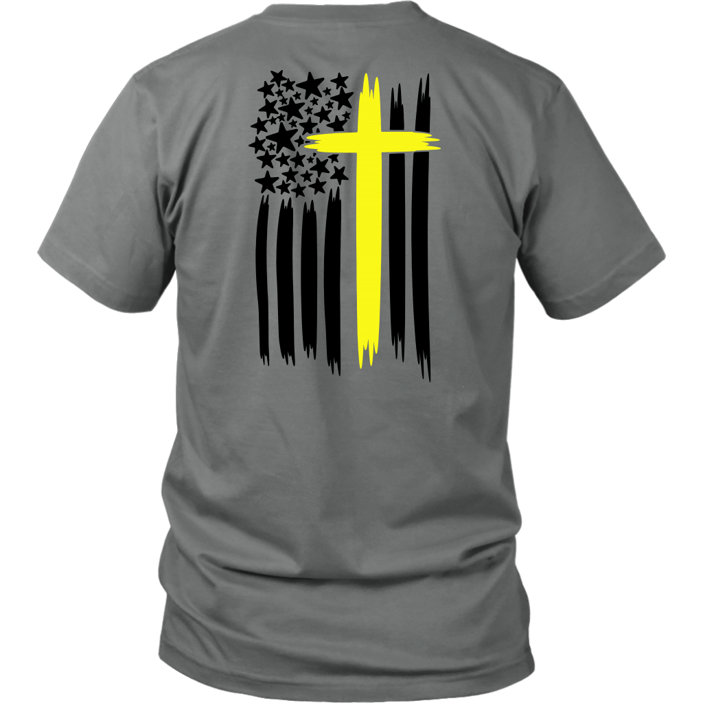 Thin Yellow Line Cross Shirt