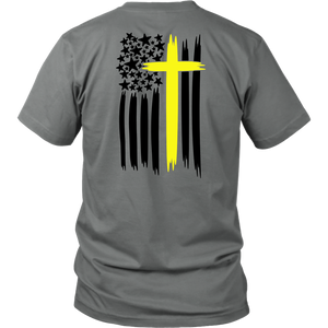 Thin Yellow Line Cross Shirt