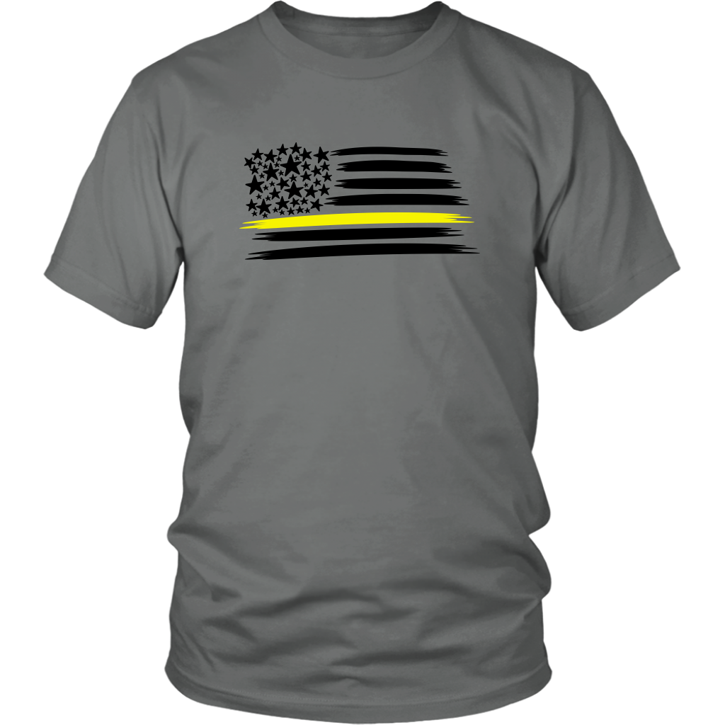 Thin Yellow Line USA Flag Shirt