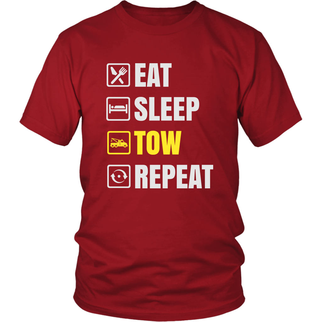 Eat Sleep Tow Repeat - view 4
