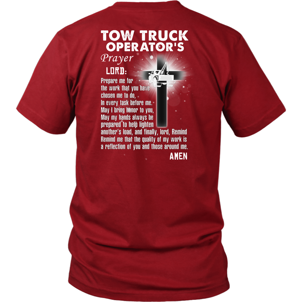 Tow Truck Operator's Prayer Shirt - view 2