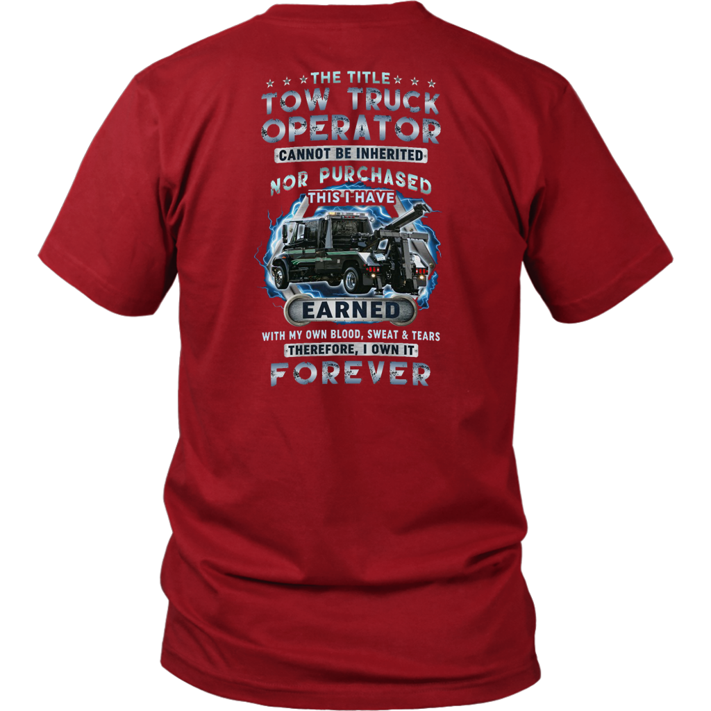 Proud Tow Truck Operator Shirt - view 2