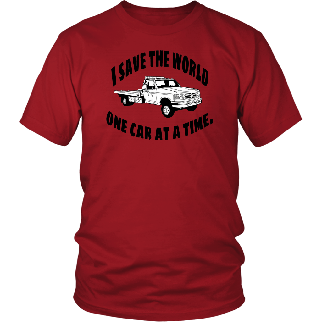 I save the world one car at a time shirt