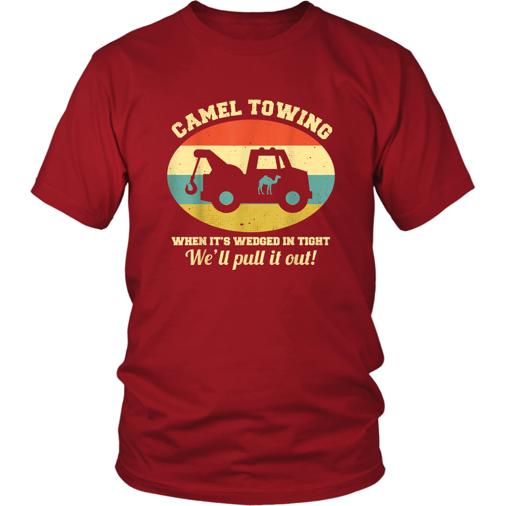 Camel Towing Retro Humor Saying Hoodie - view 2
