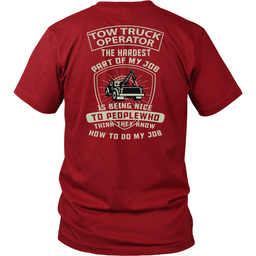 Proud Tow Truck Operator Shirt - view 2
