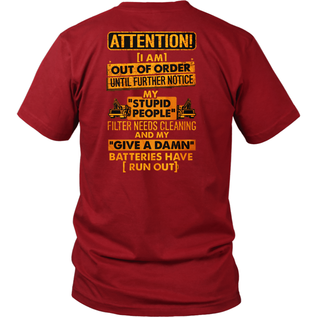 Proud Tow Truck Operator Shirt - view 2