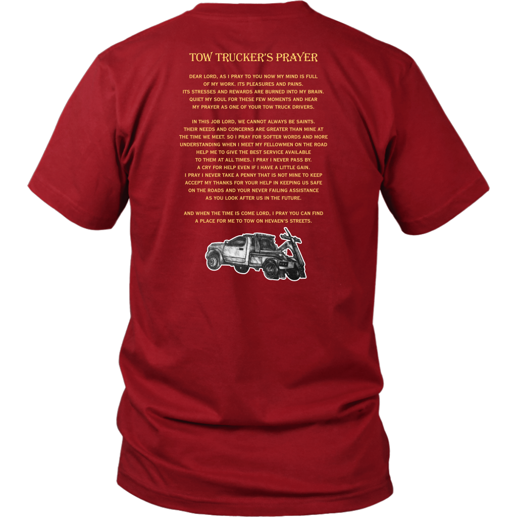 Tow Truck Operator's Prayer Shirt - view 2