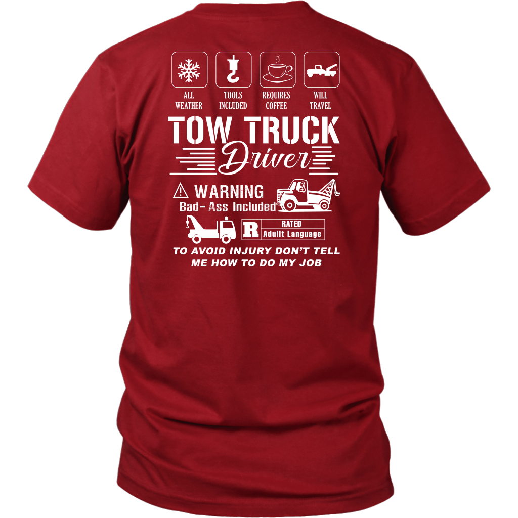 Proud Tow Truck Driver Shirt - view 2