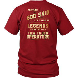 Proud Tow Truck Operator Legend Shirt