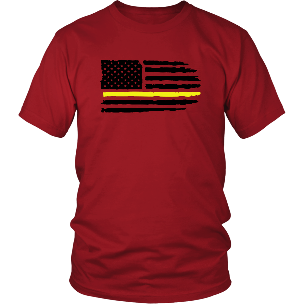 Thin Yellow Line Usa Flag - view 2