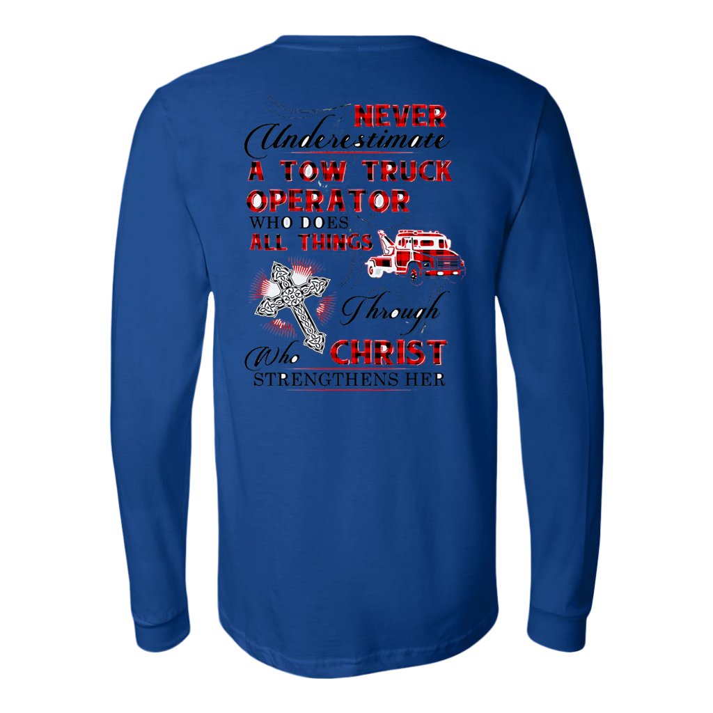 Never Undrestimate A Tow Truck Operator Shirt - view 8