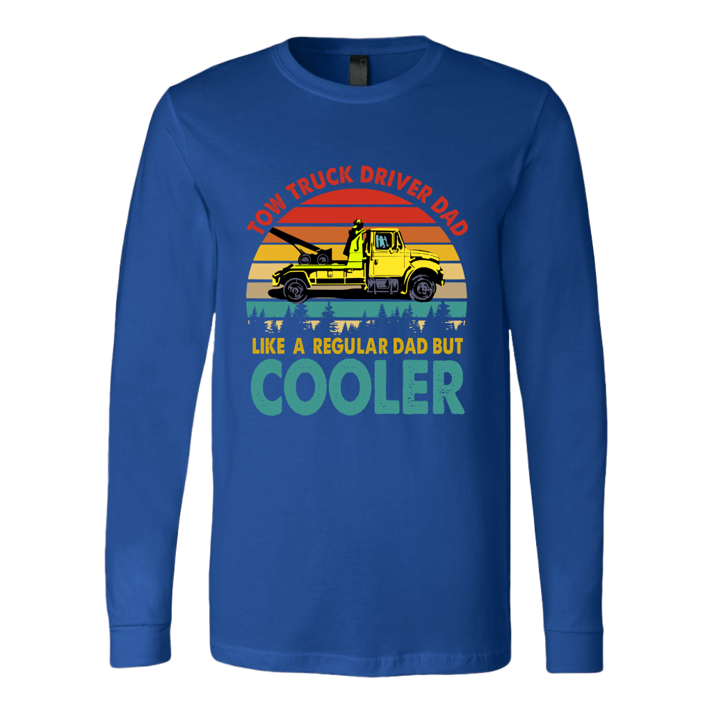 Tow Truck Driver Dad Like A Regular Dad But Cooler Shirt - view 8