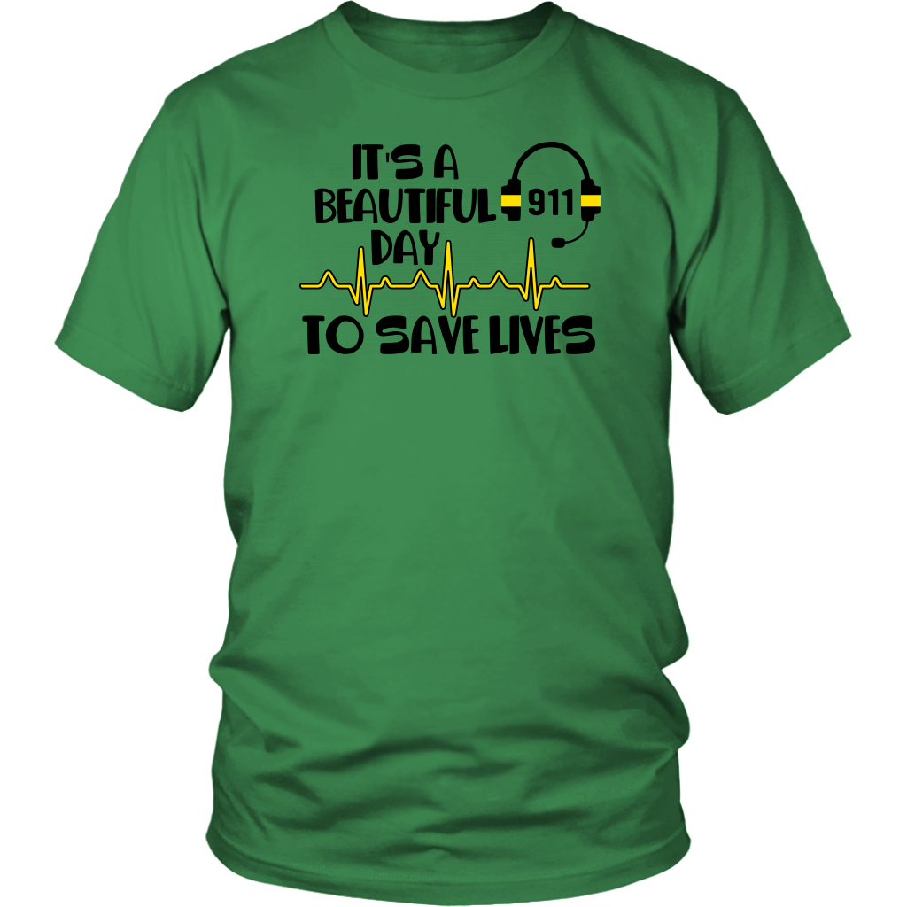 It's A Beautiful Day To Save Lives 911 Shirt - view 5