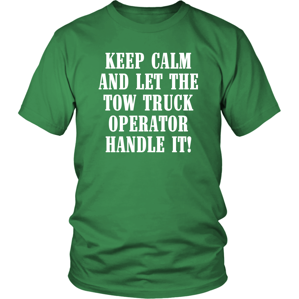 Keep Calm And Let The Tow Truck Operator Handle It Hoodie - view 7