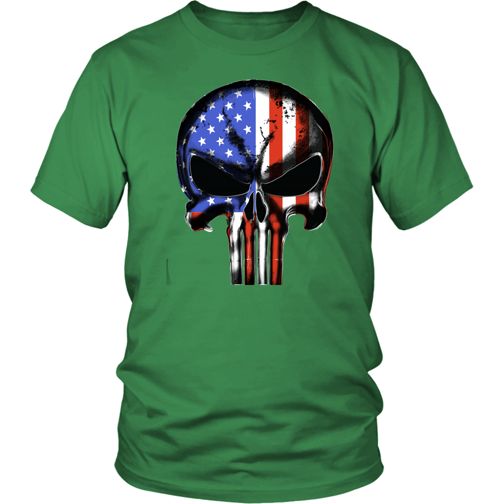 USA Flag Punisher T-shirt © - view 5