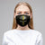 Thin Yellow Line Skull Face Mask (Unisex)
