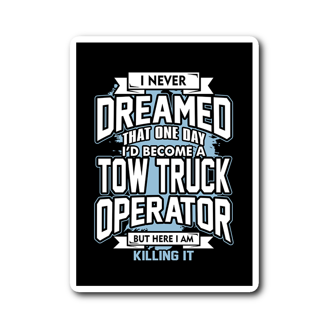 Tow Operator Sticker