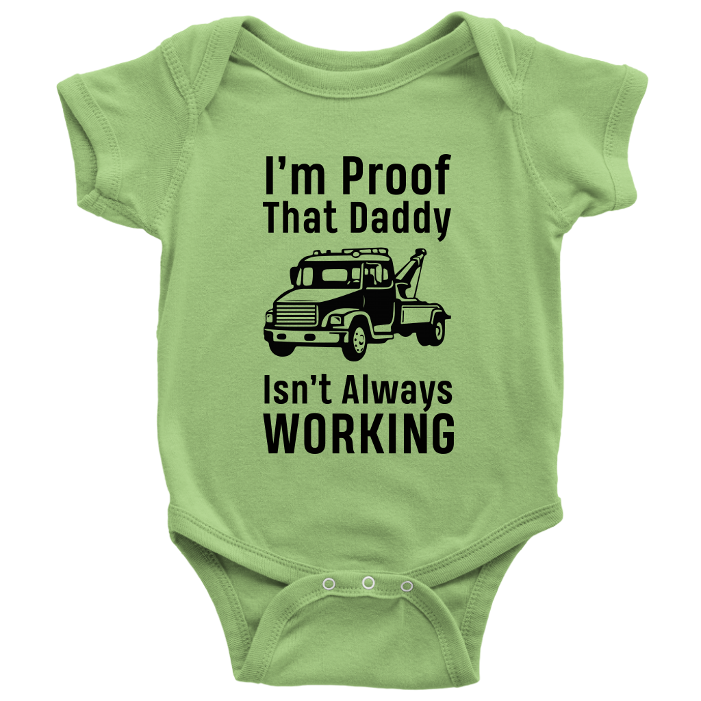 I'm Proof That Daddy Isn't Always Working Onesie - view 4