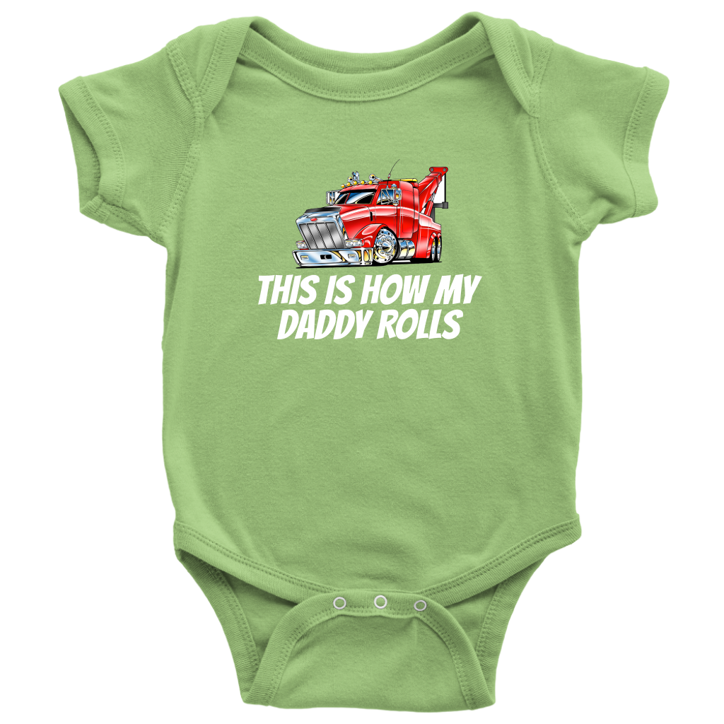 This Is How My Daddy Rolls Baby Shirt - view 4