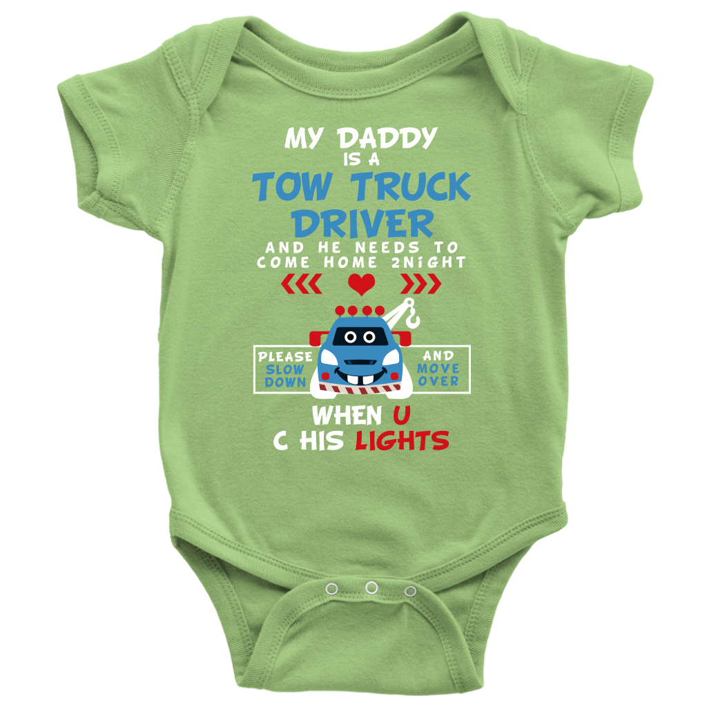 My Daddy Is A Tow Truck Driver Onesie - view 4
