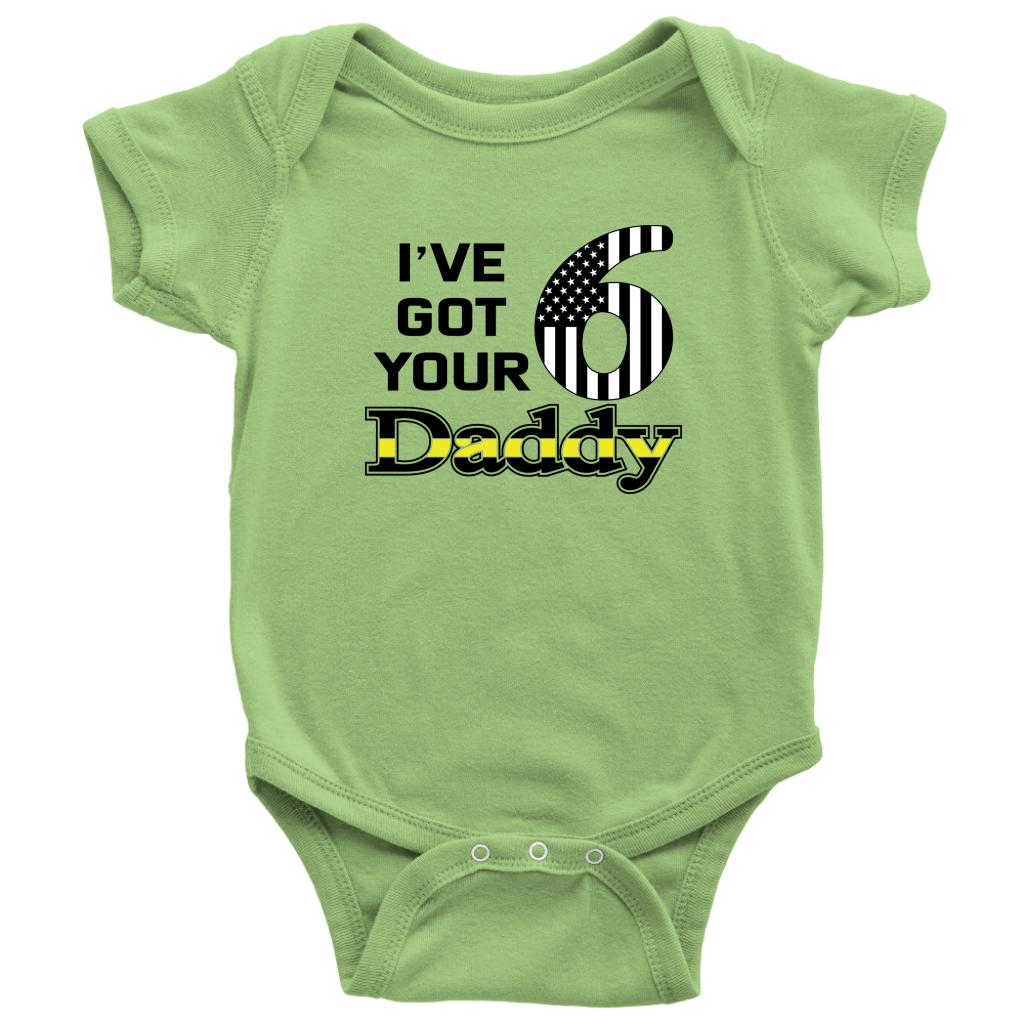I've Got Your 6 Daddy Baby Onesie - view 2