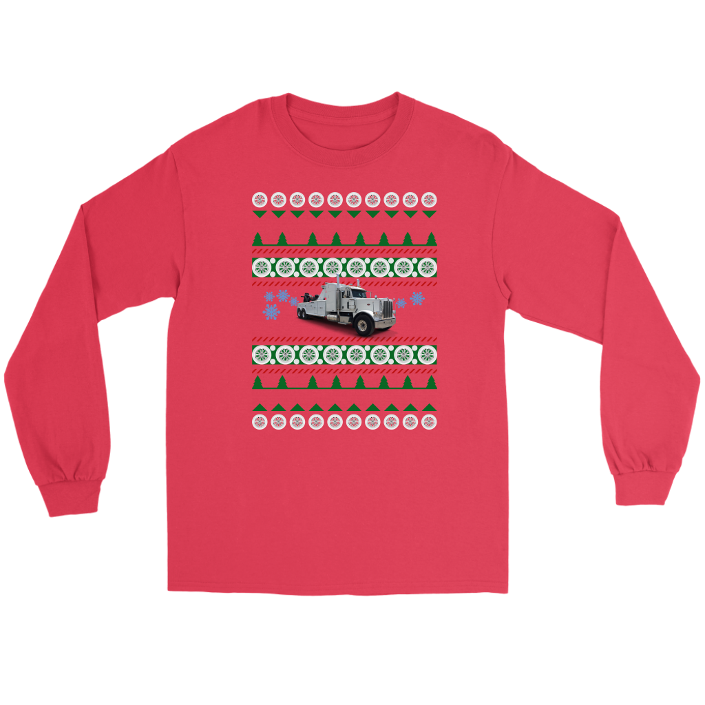 PROUD TOW TRUCK OPERATOR UGLY CHRISTMAS SWEATER - view 4