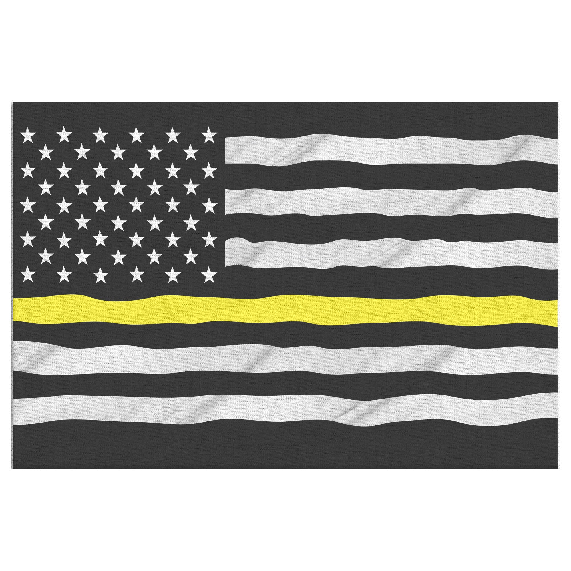 Thin Yellow Line Canvas