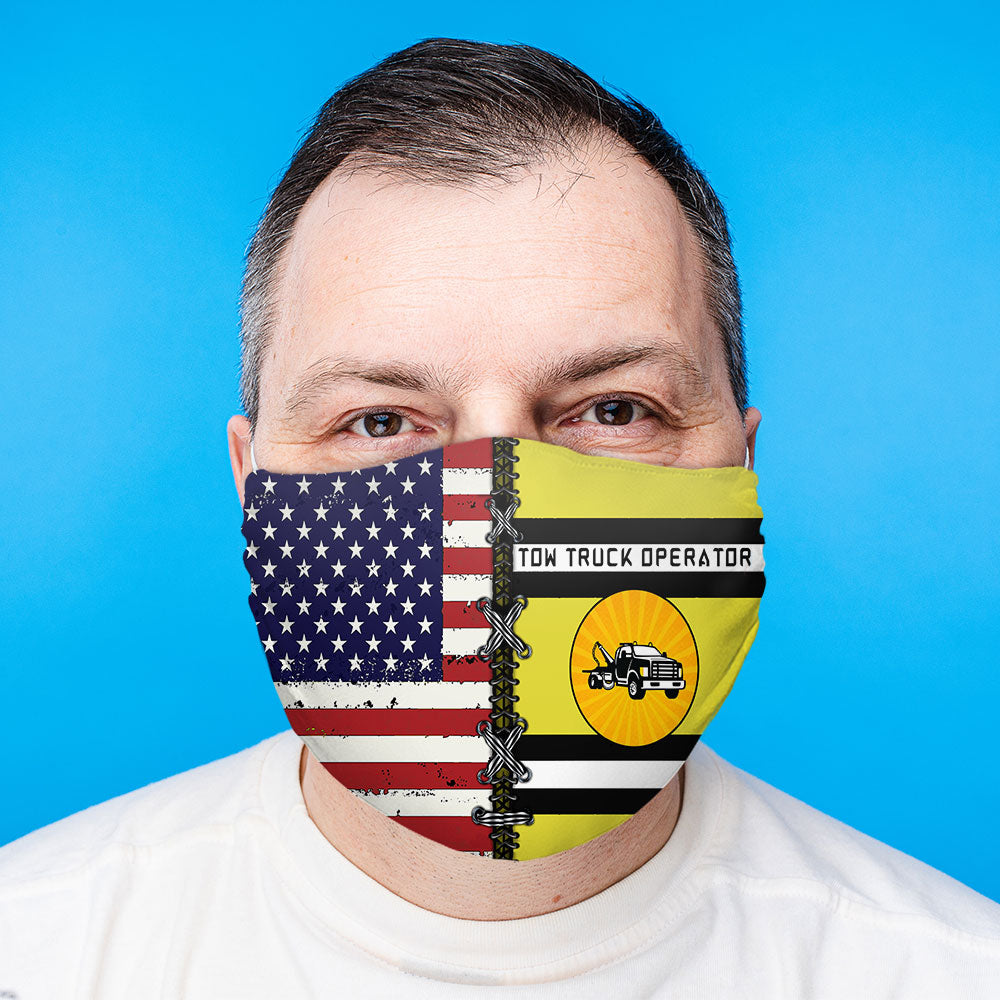 Proud Tow Truck Operator Face Mask (Unisex)