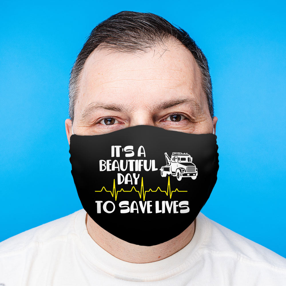 Tow operator Save Lives Face Mask (Unisex)